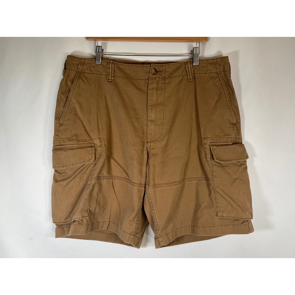 Polo Ralph Lauren Mens Brown Cotton Twill Cargo Shorts Size 36 710726941002